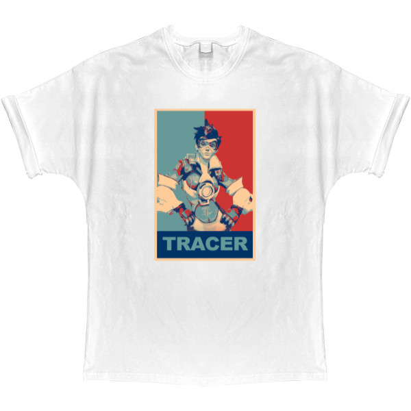 T-shirt Oversize - OVERWATCH (TRACER) - Mfest