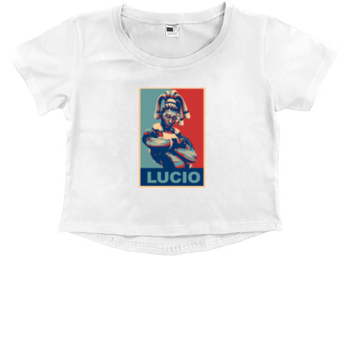 Kids' Premium Cropped T-Shirt - OVERWATCH (LUCIO) - Mfest