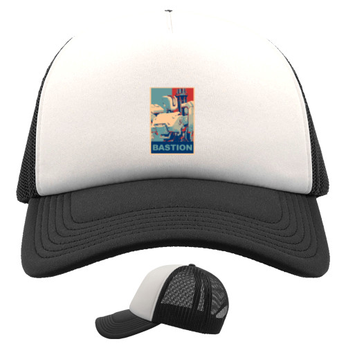 Kids' Trucker Cap - OVERWATCH (BASTION) - Mfest