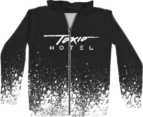 Unisex Zip-through Hoodie 3D - TOKIO HOTEL (3) - Mfest