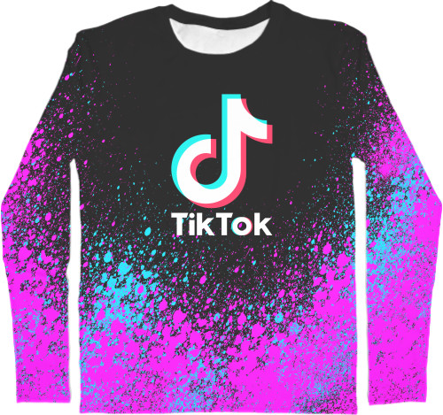 Kids' Longsleeve Shirt 3D - TIKTOK [7] - Mfest