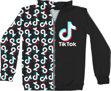 Unisex Zip-through Hoodie 3D - TIKTOK [4] - Mfest