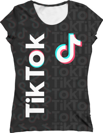 Women's T-Shirt 3D - TIKTOK [2] - Mfest