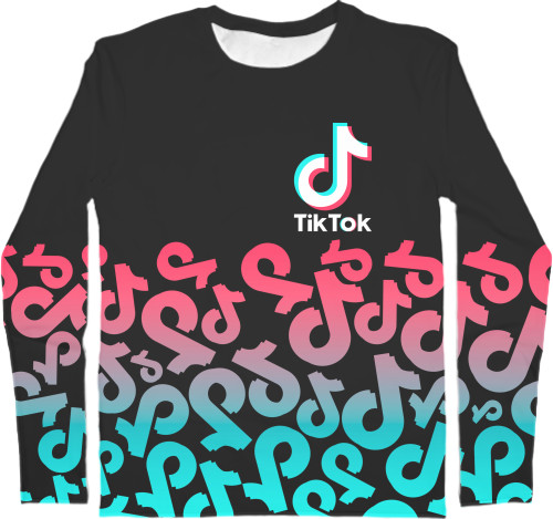 Kids' Longsleeve Shirt 3D - TIKTOK [1] - Mfest