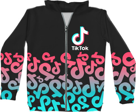 Unisex Zip-through Hoodie 3D - TIKTOK [1] - Mfest