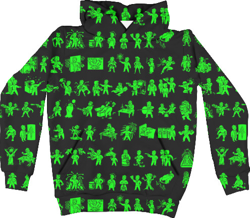 Kids' Hoodie 3D - FALLOUT [6] - Mfest