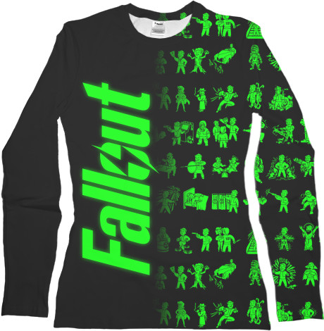 Women's Longsleeve Shirt 3D - FALLOUT [3] - Mfest