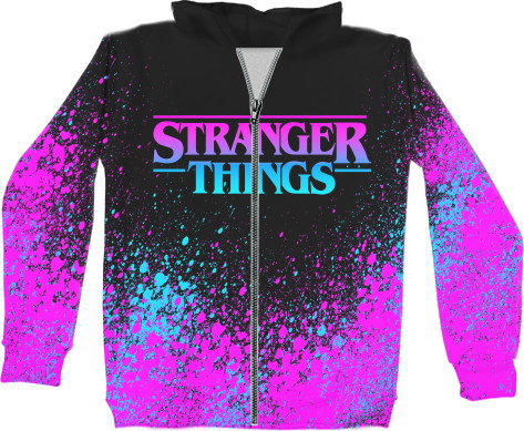 Kids' Zip-through Hoodie 3D - Stranger Things [8] - Mfest