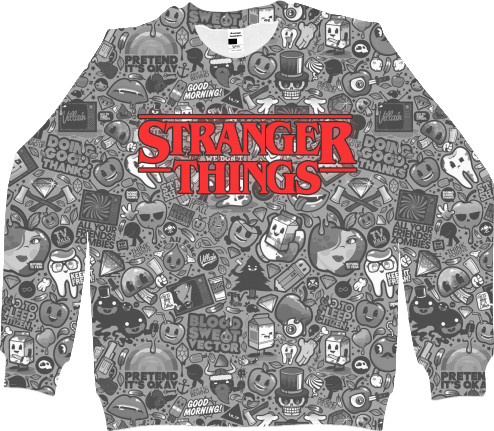 Women's Sweatshirt 3D - Stranger Things [7] - Mfest