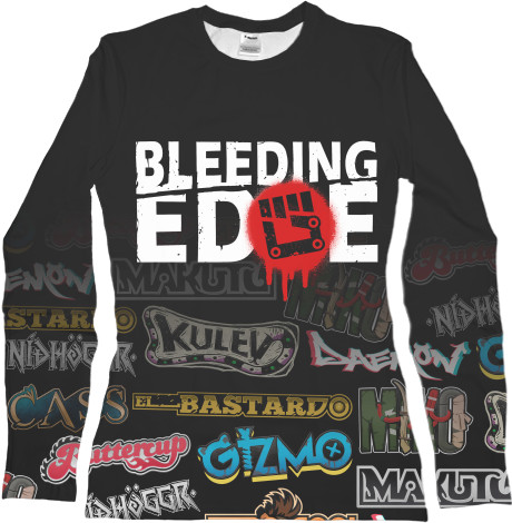 Women's Longsleeve Shirt 3D - Bleeding Edge [5] - Mfest