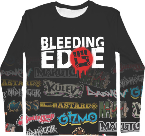 Kids' Longsleeve Shirt 3D - Bleeding Edge [5] - Mfest