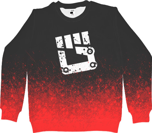 Women's Sweatshirt 3D - Bleeding Edge [1] - Mfest