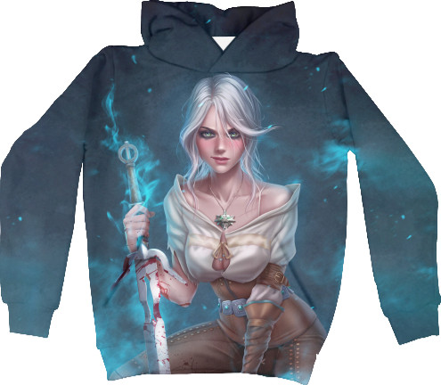 Unisex Hoodie 3D - Ведьмак (Цирилла 2) - Mfest