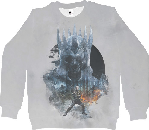 Men's Sweatshirt 3D - Ведьмак (9) - Mfest