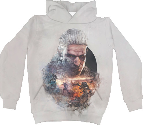 Unisex Hoodie 3D - Ведьмак (5) - Mfest