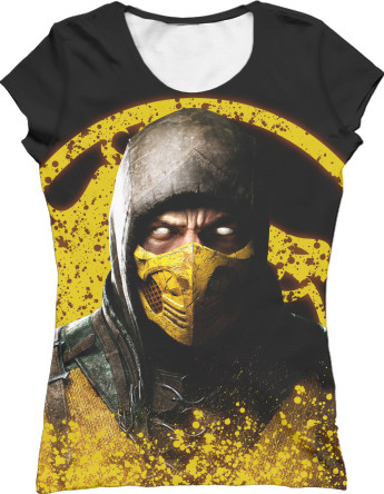 Women's T-Shirt 3D - MORTAL KOMBAT (11) - Mfest