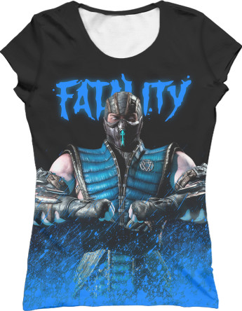 Women's T-Shirt 3D - MORTAL KOMBAT (5) - Mfest