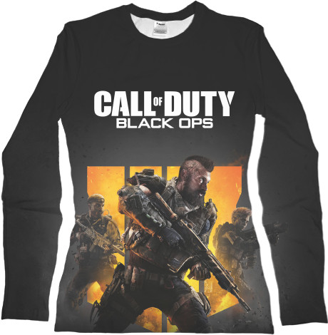 Women's Longsleeve Shirt 3D - Call Of Duty Black Ops [1] - Mfest