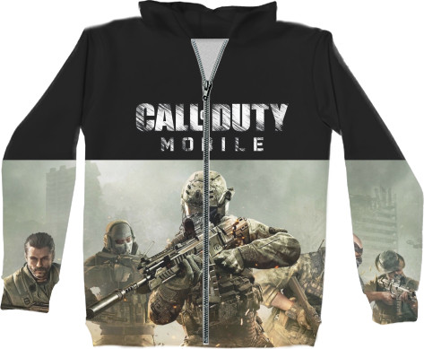 Unisex Zip-through Hoodie 3D - Call Of Duty Mobile [2] - Mfest