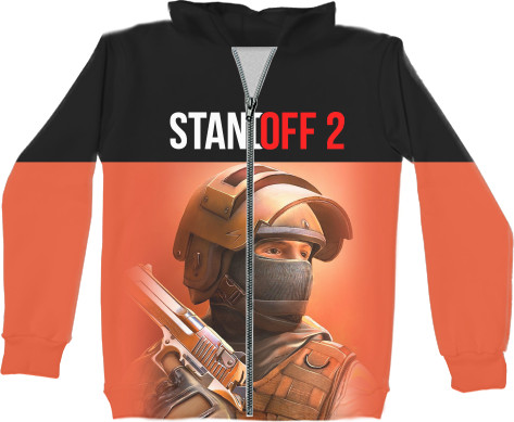 Unisex Zip-through Hoodie 3D - Standoff 2 [9] - Mfest