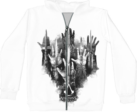 Unisex Zip-through Hoodie 3D - ASSASSIN`S CREED [15] - Mfest