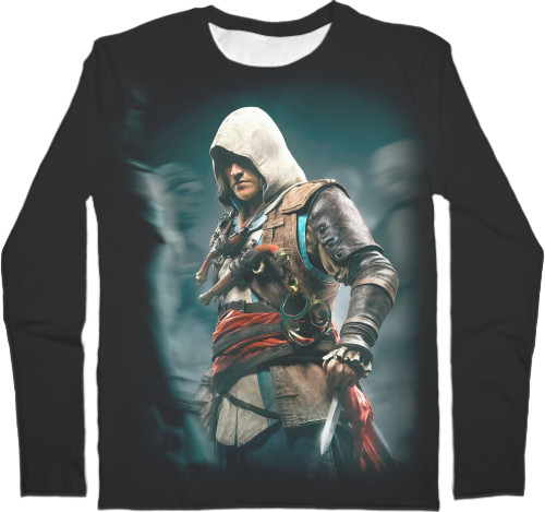 Men's Longsleeve Shirt 3D - ASSASSIN`S CREED [13] - Mfest