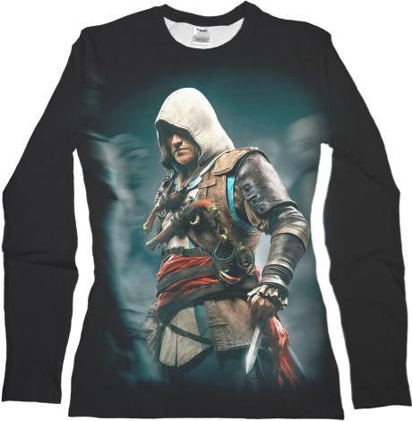 Women's Longsleeve Shirt 3D - ASSASSIN`S CREED [13] - Mfest