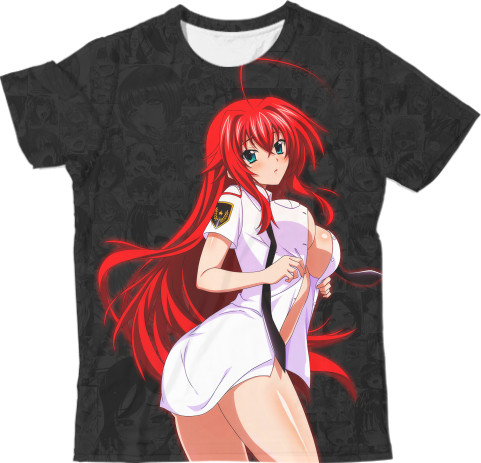 Man's T-shirt 3D - Rias Gremory (1) - Mfest