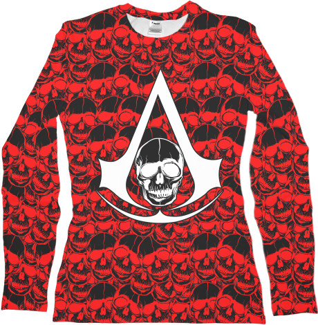 Women's Longsleeve Shirt 3D - ASSASSIN`S CREED [5] - Mfest