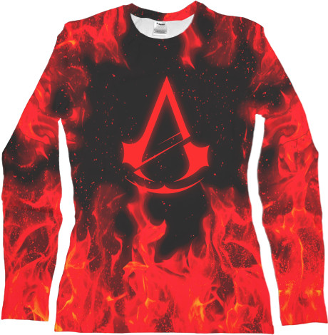 Women's Longsleeve Shirt 3D - ASSASSIN`S CREED [4] - Mfest