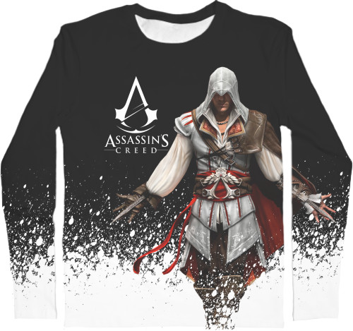 Men's Longsleeve Shirt 3D - ASSASSIN`S CREED [1] - Mfest