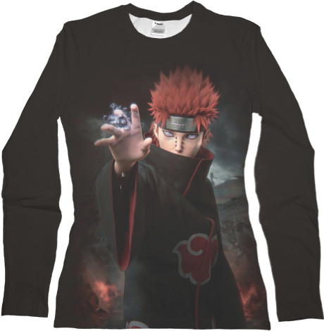 Women's Longsleeve Shirt 3D - Pain (Naruto) - Mfest