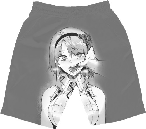 Men's Shorts 3D - Hotaru Shidare (AHEGAO) - Mfest