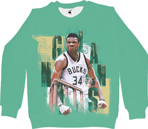 Men's Sweatshirt 3D - Giannis Antetokounmpo (1) - Mfest