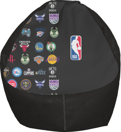 Bean Bag Chair - NBA (ЛОГОТИПЫ 3) - Mfest