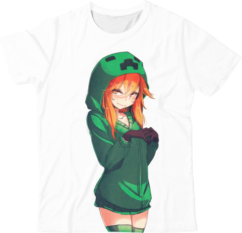 Kids' T-Shirt 3D - Minecraft (senpai) - Mfest