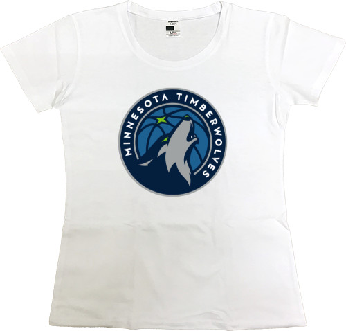 Women's Premium T-Shirt - Minnesota Timberwolves (1) - Mfest