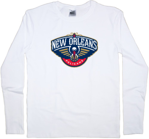 Men's Longsleeve Shirt - New Orleans Pelicans (1) - Mfest