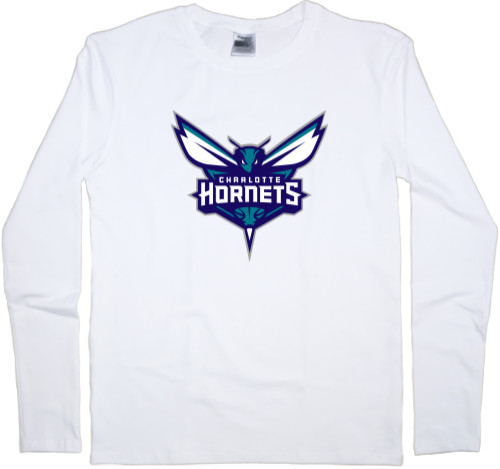 Футболка з Довгим Рукавом Чоловіча - Charlotte Hornets (1) - Mfest