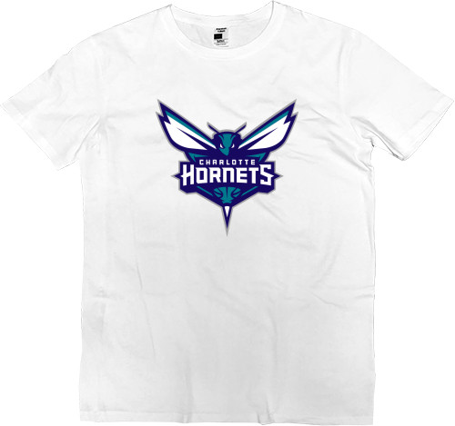 Футболка Преміум Чоловіча - Charlotte Hornets (1) - Mfest