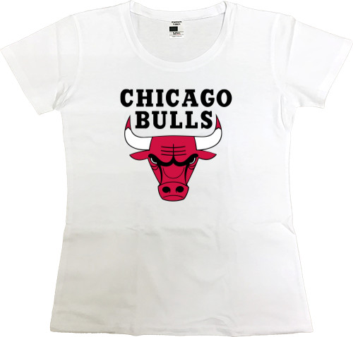 Футболка Преміум Жіноча - Chicago Bulls (1) - Mfest