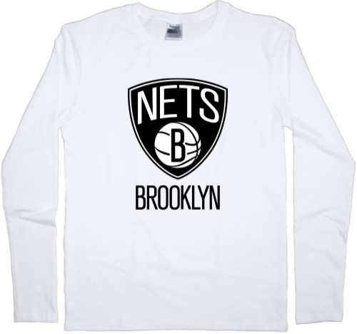 Футболка з Довгим Рукавом Дитяча - Brooklyn Nets (2) - Mfest