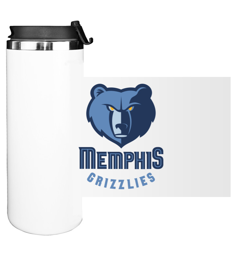 Water Bottle on Tumbler - Memphis Grizzlies (1) - Mfest