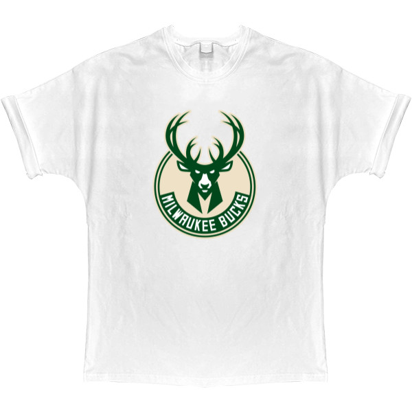 Футболка Оверсайз - Milwaukee Bucks (1) - Mfest