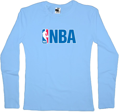 Women's Longsleeve Shirt - Логотип NBA (2) - Mfest