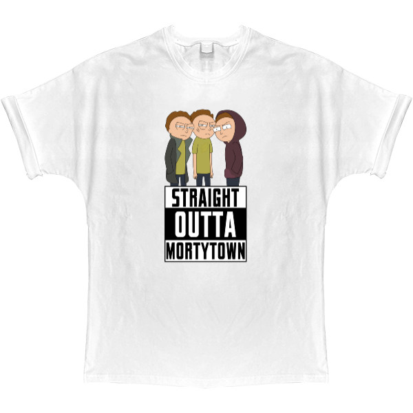 T-shirt Oversize - Straight Outta Mortytown - Mfest