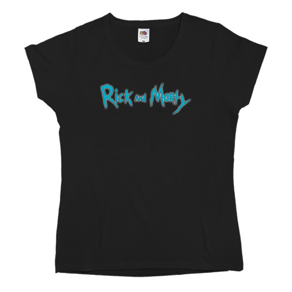 Women's T-shirt Fruit of the loom - Rick And Morty (Logo) - Mfest