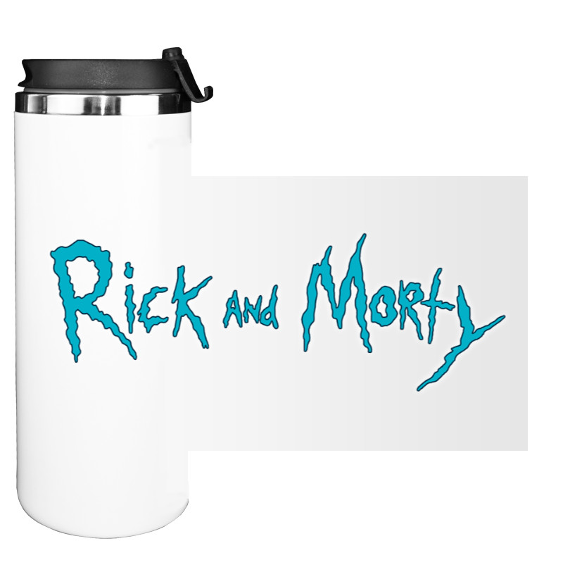 Water Bottle on Tumbler - Rick And Morty (Logo) - Mfest