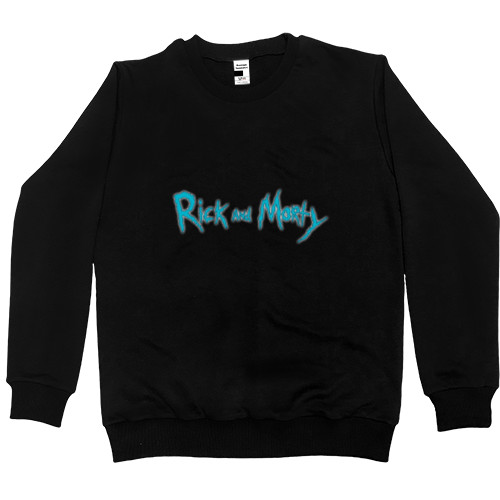 Рик и Морти - Men’s Premium Sweatshirt - Rick And Morty (Logo) - Mfest