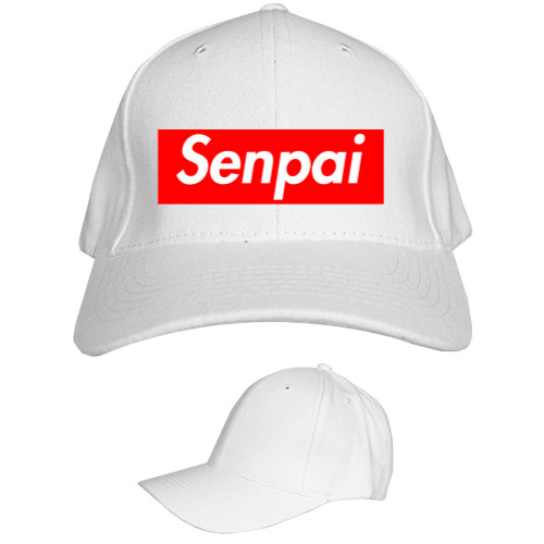 Kids' Baseball Cap 6-panel - Плашка (Senpai) - Mfest